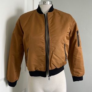 Bomber Jacket Ocre and Black Size S